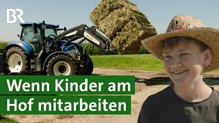 Jugendschutz in der Landwirtschaft Was gilt wenn Kinder am Hof mithelfen  Unser Land  BR