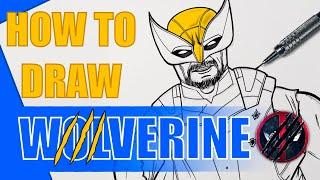 How To Draw WOLVERINE From Deadpool & Wolverine