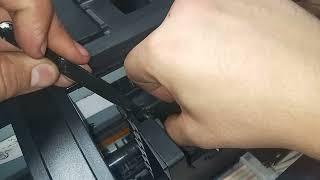 Как снять головку принтера Epson L1800