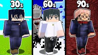 Minecraft Jujutsu Kaisen But every 30 seconds I change character...