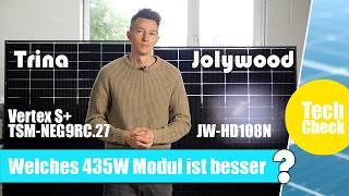 Welches bifaziales Photovoltaikmodul ist BESSER? Jolywood NIWA vs. Trina Vertex S+ ALL BLACK