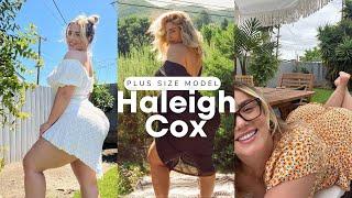 Haleigh Cox American Curvy Plus-Size Sensation  Workout Model  Tik Tok Influencer  Net Worth