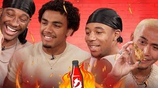 Spicy Wings Challenge Full Q&A on our Instagram ️️ #noguidnce #rnb #spicywings