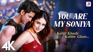 You Are My Soniya - K3G  Kareena Kapoor  Hrithik Roshan @sonunigam   @alkayagnik3875   4K