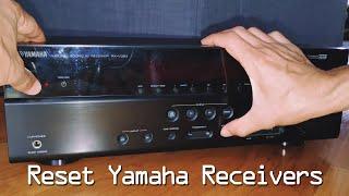 How to Reset Yamaha Receiver To Factory Setting