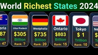 Top Richest States in the World 2024  Global Rank