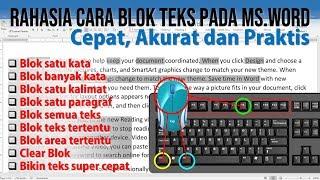 Cara Cepat Blok Teks pada Microsoft Word