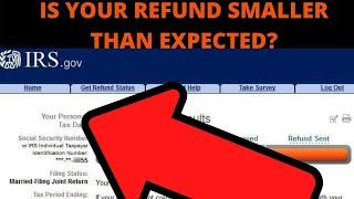 IF Your 2022 Tax Refund Was SMALL Here Are 3 Reasons