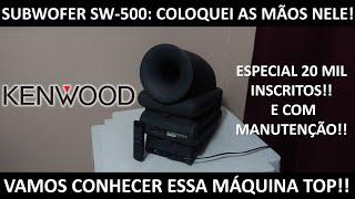 Sub Ativo Kenwood SW-500 Raríssimo Manutenção