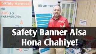 Safety Signages Safety Banner Safety posterworkplace safety effectiveness