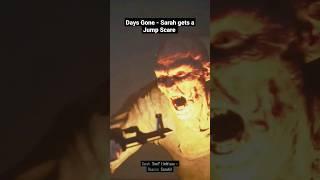 Days Gone - Sarah gets a Jump Scare #ps4 #ps5 #daysgone #gaming #short #shorts