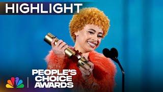 Ice Spice Wins the Peoples New Artist  Peoples Choice Awards 2024  NBC