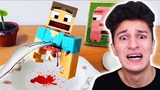 ÖĞLE YEMEĞİNDE MİNECRAFT YİYEN ADAM 