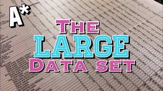 How to ACE the Large Data Set  New Spec A-Level Maths A*  Large Data Set Top Tips