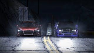Need For Speed Carbon BMW M3 Sport Evolution Evo III E30 vs Audi lemans Quattro