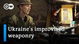 How Ukraines troops are forced to use improvised weapons on the frontline  DW News