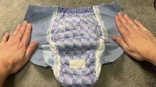 ASMR DIAPER SOUNDS Goodnites XL Crinkly Squishy Stretchy Comforting Relaxing Sounds
