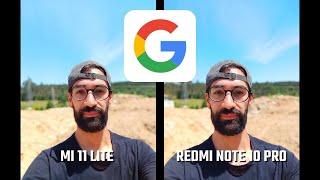 XIAOMI MI 11 LITE VS REDMI NOTE 10 PRO  COMPARAÇÃO CÂMERAS