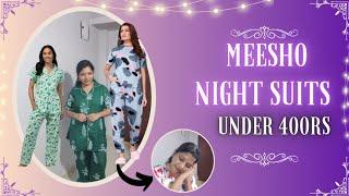 Meesho Night suits Affordable prices  #trending #telugu #video #haul  #viralvideos