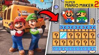 RECRIARAM O FILME DO MARIO DENTRO DO MARIO MAKER 2