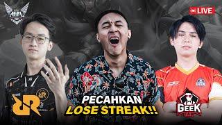 RRQ VS GEEK AYO PECAHKAN LOSESTREAK MPL S14 #mlbbidcreator #maumasuklagimoonton