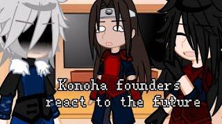 Konoha Founders react to the future...•Naruto• &Gacha Club BONUS HashiMada Hanaewashere