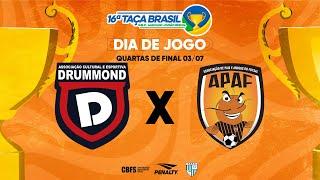 Taça Brasil Sub17 Masc. Especial  Drummond Cianorte x APAF Paranaguá  Quartas de Final  Ao Vivo
