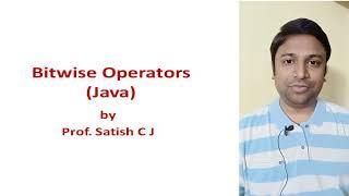 Bitwise Operators - Java