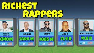 Richest Rapper in the world  Top 50 Richest Rappers 2023