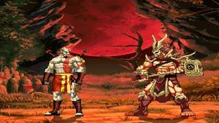 KRATOS vs SHAO KAHN - Full Power Rage Battle God of War vs Mortal Kombat Mugen Tribute 2024