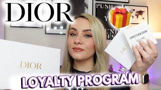 DIOR BEAUTY LOYALTY PROGRAM  GOLD WELCOME GIFT BIRTHDAY GIFT & FREEBIES UNBOXING   MISS BOUX