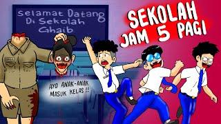 Gedung SEKOLAH  ISINYA  Apa Ya Kalau Malam Hari ? Mengerikan  - Animasi Sekolah #hororkomedi