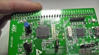 A 10 minute tour of the STM32 F0 Discovery board