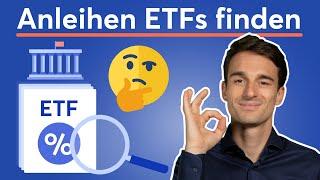 Anleihen-ETF oder Tages-Festgeld? Die richtigen Anleihen ETFs finden  ETF Suche Finanzfluss