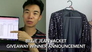 Announcing the winner for the Billie Jean jacket - Giveaway Annoucement