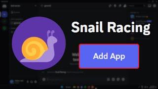 How To Add Snail Racing Bot To Discord Server