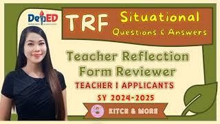 Updated Teacher Reflection Form  DepEd Ranking