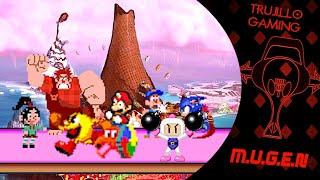 MUGEN 4v4 Team Wreck-It Ralph Vs Team Super Better Mario