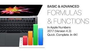 Formulas & Functions in Apple Numbers - Basic & Advanced Complete Class + extras in 4K