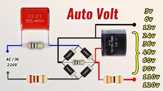 Auto volt convert #220v ac to 3v6v12v24v36v48v68v98v110v120v. DC Led driver