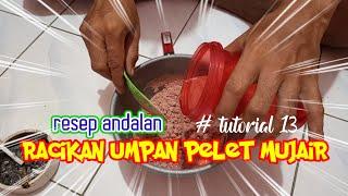 Racikan Umpan Pelet Mujair  Resep Andalan  Mancing Ikan Mujair - Nila