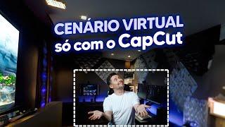 Cenário Virtual com IA usando só o CapCut  Pelo celular 