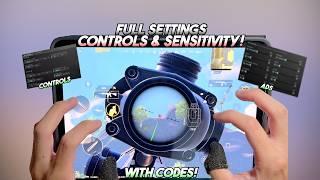 4K 3.4 Update Best Zero Recoil Sensitivity Code + Control Settings   PUBG Mobile BGMI 2024