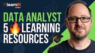 5LEARNING RESOURCES for Data Analysts