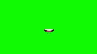 mouth green screen  cartoon mouth animation  #greenscreen #lipsync