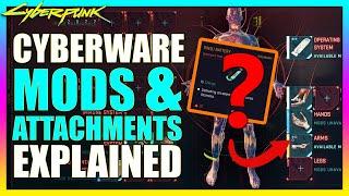 How to use Cyberware MODS & Weapon Attachments in Cyberpunk 2077