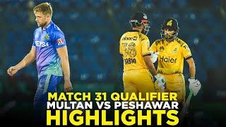 PSL 9  Full Highlights  Multan Sultans vs Peshawar Zalmi  Match 31  Qualifier  M2A1A