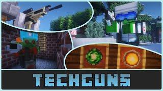 Minecraft - Tech Guns Mod Showcase 1.12.2