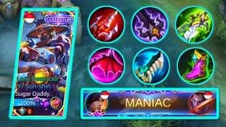 YI SUN-SHIN BEST BUILD 2021 MANIAC  Top 1 Global Yi Sun-shin Build  Yi Sun-shin Gameplay  MLBB