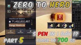 Road To 700 GS Gear UP 5 PEN Enhancement Grinding  Zero To Hero Part 5 - Black Desert Online